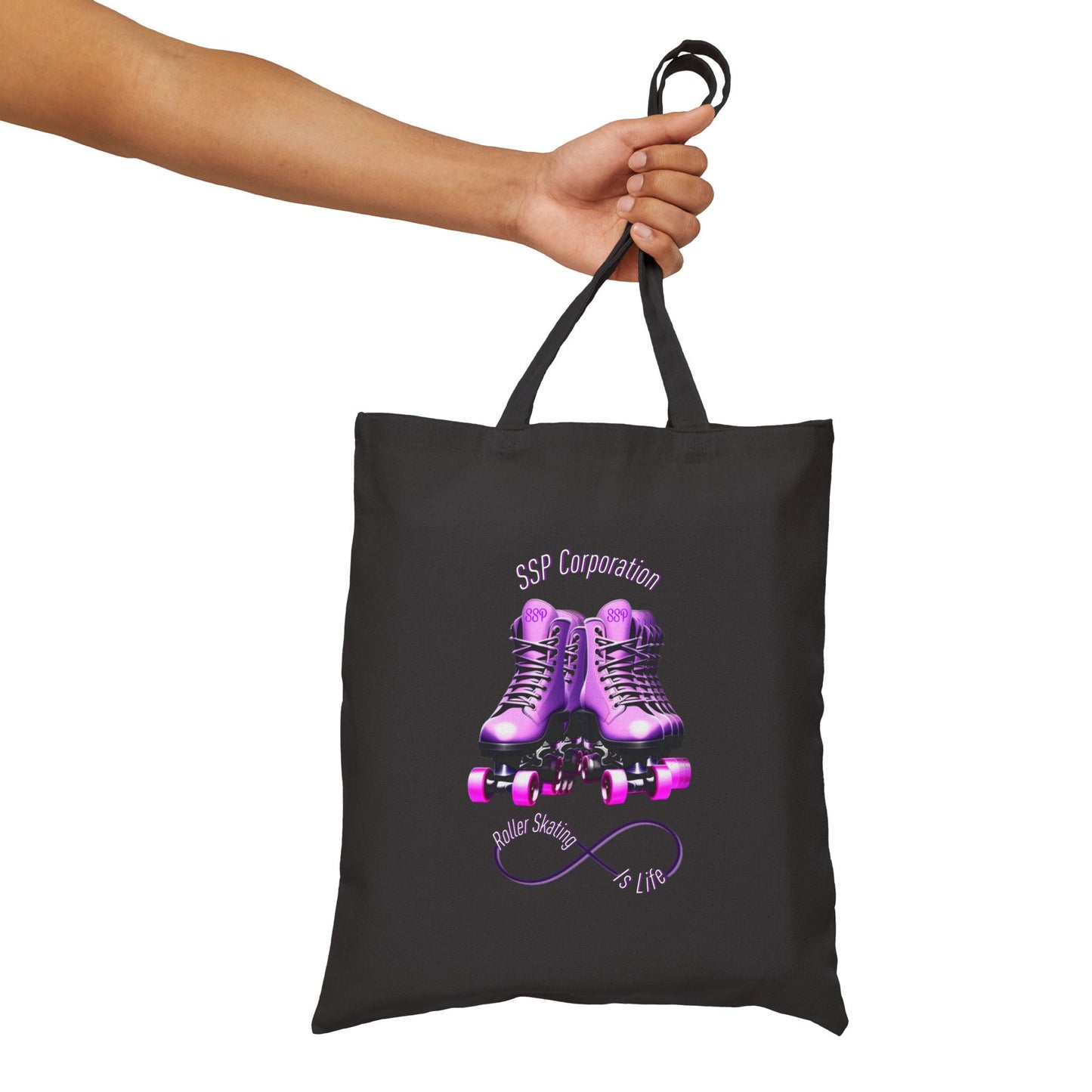 Roller Skating is Life - SSP Corp Cotton Canvas Tote Bag