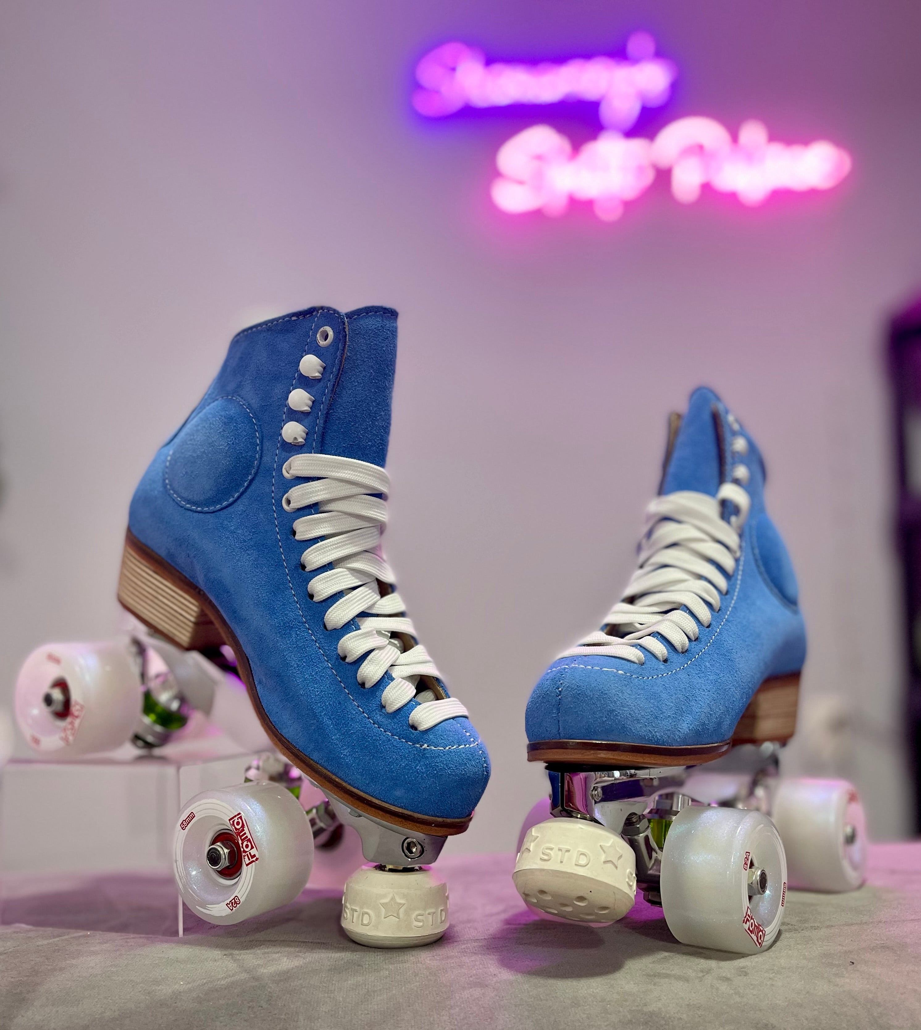 Suede Leather Roller shops Skates