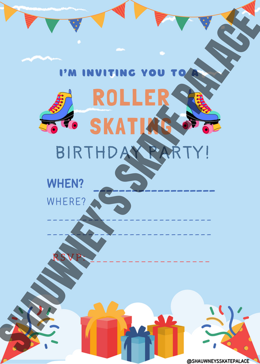 Cool Digital Birthday Invitation